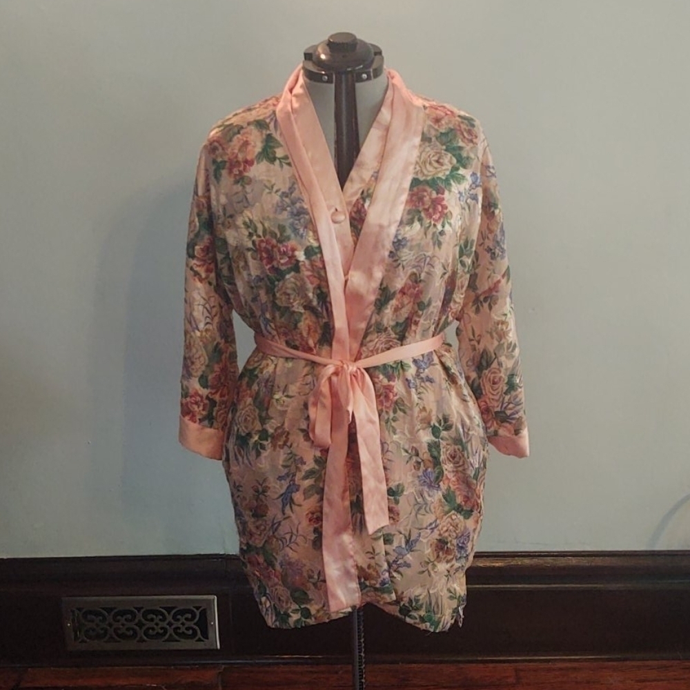 Gold Label Victoria's Secret Robe Nightgown Set L